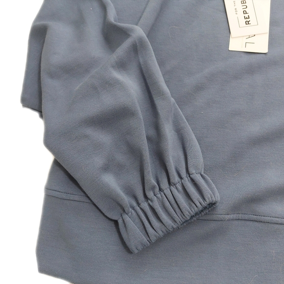 NWT Womens Athleisure Blue 2 Pc Tie Dye Joggers & Sold Color Sweatshirt Sz SML - Picture 10 of 10